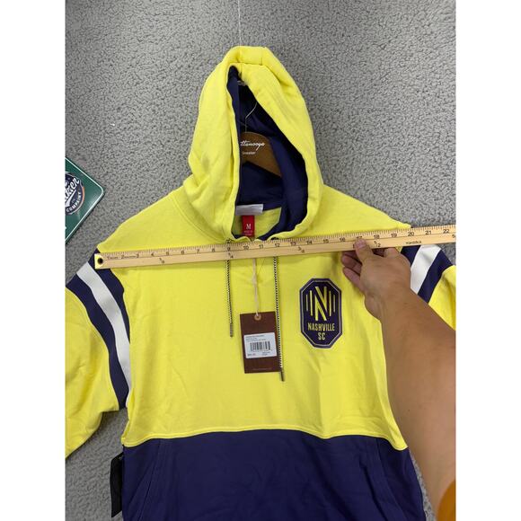 Mitchell & Ness x Nashville Soccer Club SC Short Sleeve Hoodie Mens Medium NEW M - Picture 6 of 8